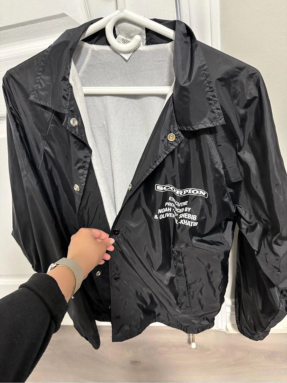 Drake Scorpion Tour 2018 Coach Jacket Black